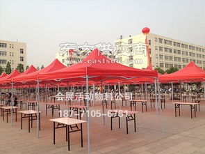 紅色帳篷，映照品質——武漢專業租賃公司，讓您的活動綻放精彩